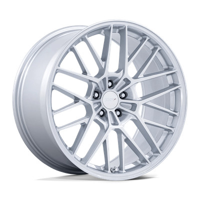 TSW TW001 Daytona Flow Form 19x10.5 +43 Gloss Silver Wheel 5X114.3 5X4.5 (QTY 1)