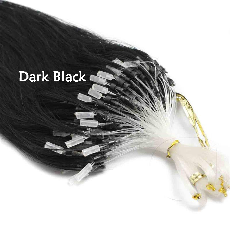 Micro Ring Tip Real Human Hair Extensions Micro Bead Loop Link Remy ...