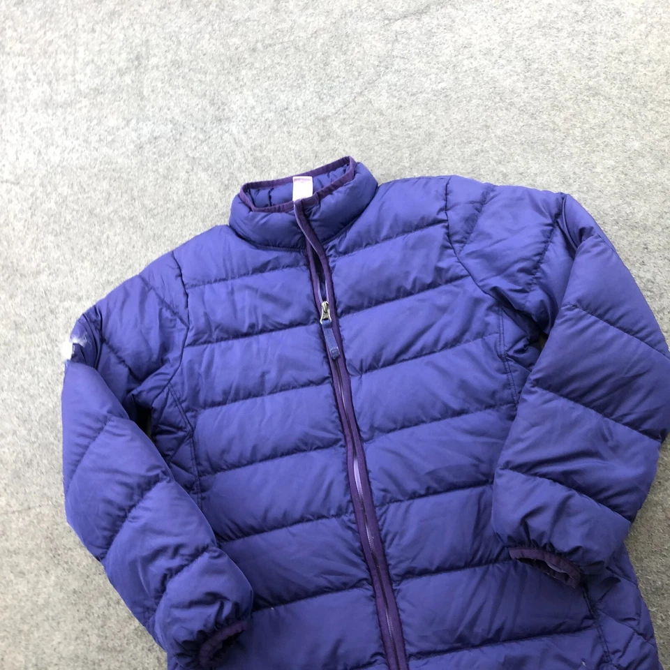 Chaqueta REI Niñas Mediana Púrpura Cremallera Completa Acolchada Puffer Informal Plumón Exterior * Foto 3 de 4