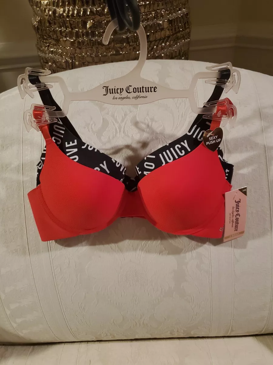 Women's 34B Sexy Push Up Bra By Juicy Couture Los Angeles