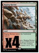 MTG | Raging Ravine (x4 Playset) | (NM) Commander: Modern Horizons 3