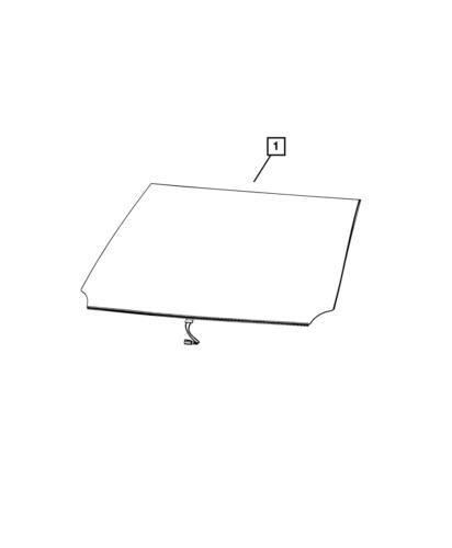 Cristal de parabrisas delantero para Jeep Compass 2017-2021 (N/P 55112781AD)