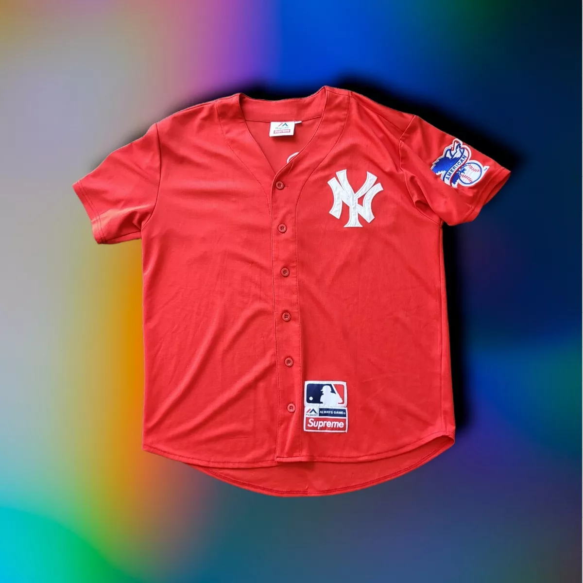 Supreme yankees jersey hotsell