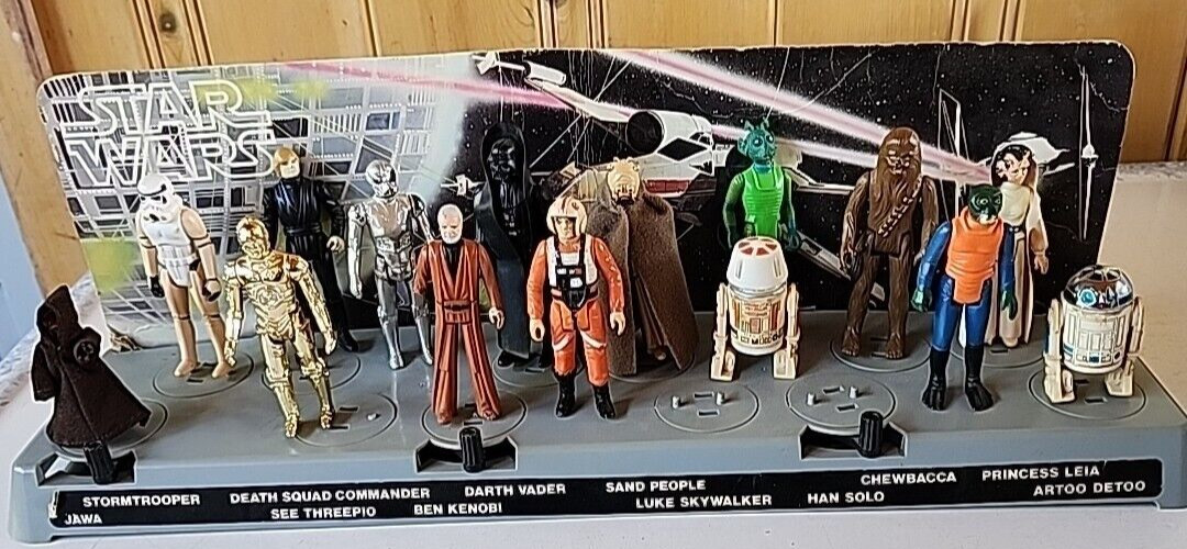 Display Case Vintage Star Wars Action Figure Stands Acrylic