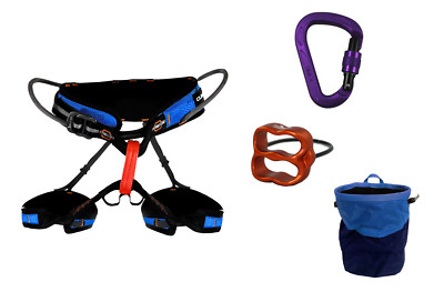 ClimbX Pilot Elasticated Strap Harness and Sicherungsset