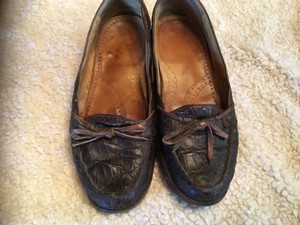 ralph lauren crocodile loafers