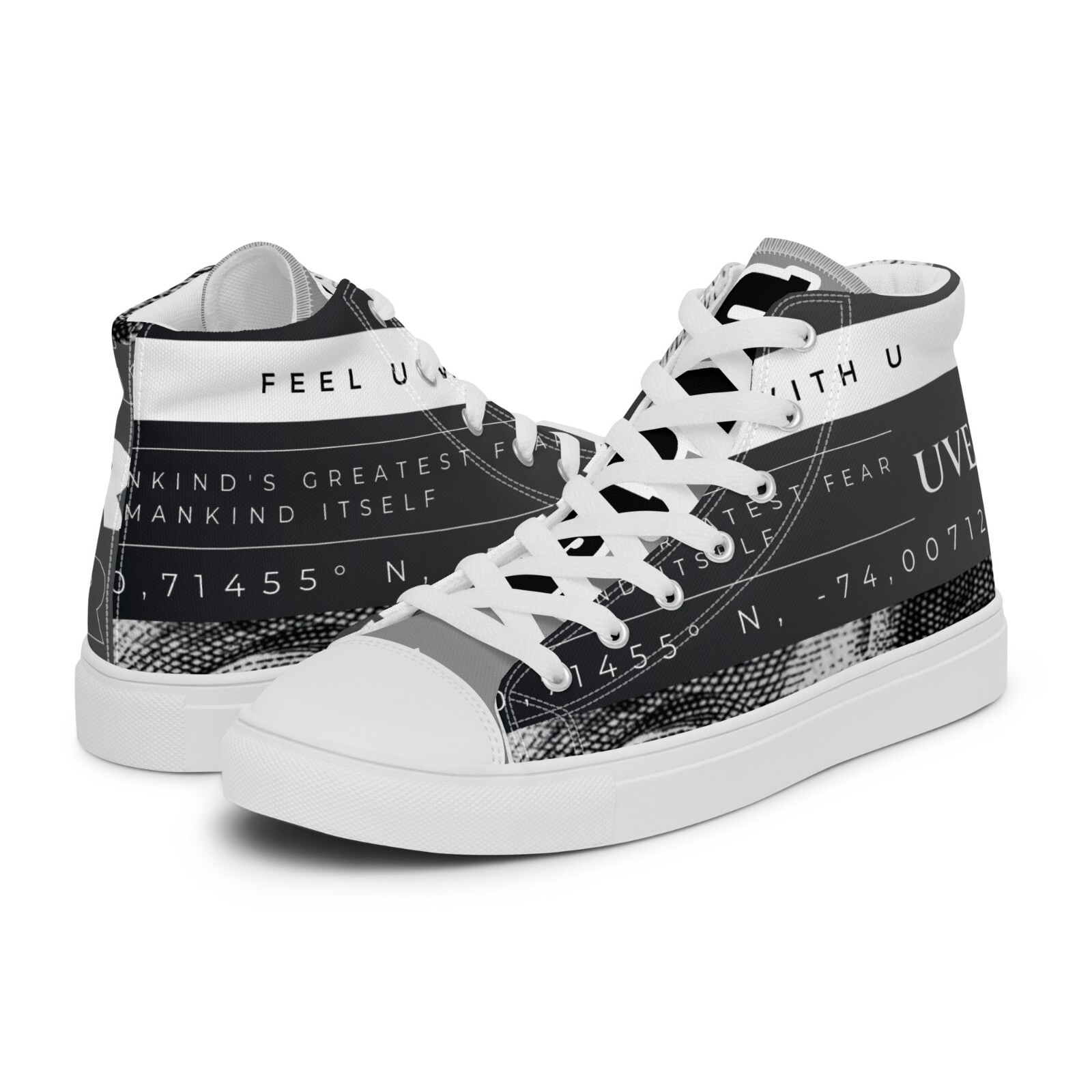 White Core UVelsi Hot New Men's Classic Edition Shoes Handmade Sneakers Canvas