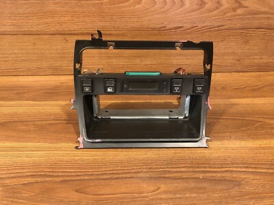 1988-1992 JAGUAR XJ6 VDP FRONT DASH RADIO CLIMATE CONTROL CLOCK CONSOL PANEL OEM