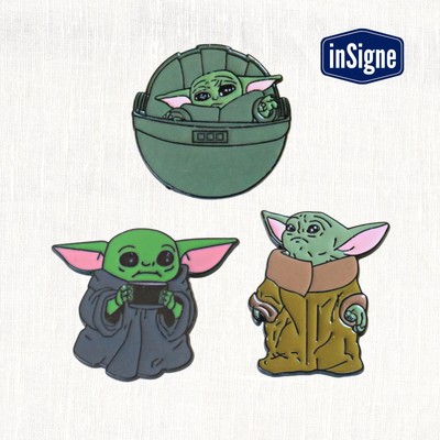 Pin BABY YODA THE CHILD MANDALORIAN Star Wars insignia emblema