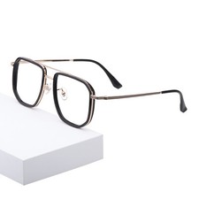 Retro Oversize -Titanium Full Rim Eyeglass Frame Glasse Optical Eyewear Rx Able