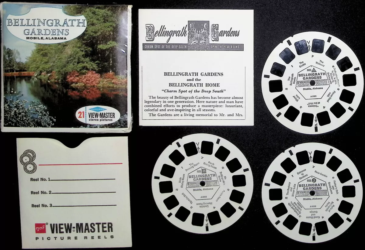 Bellingrath Gardens- Mobile, Alabama - View-Master 3 Reel Packet