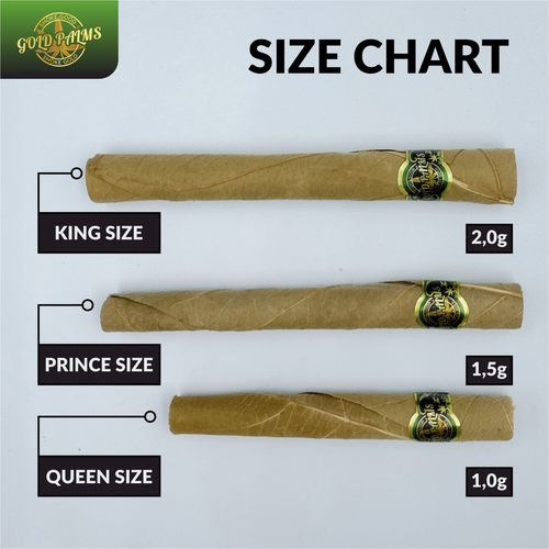 GOLD PALMS® Blunt Wraps | 100% Natural | Pre-Rolled cones | Tabak frei | Hülsen - Bild 36 von 79