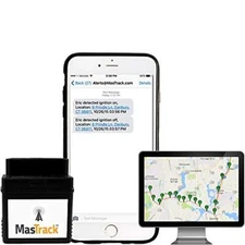 MasTrack-  OBD GPS Tracker W/No Contract | Track On Computer Smartphone | Fleet