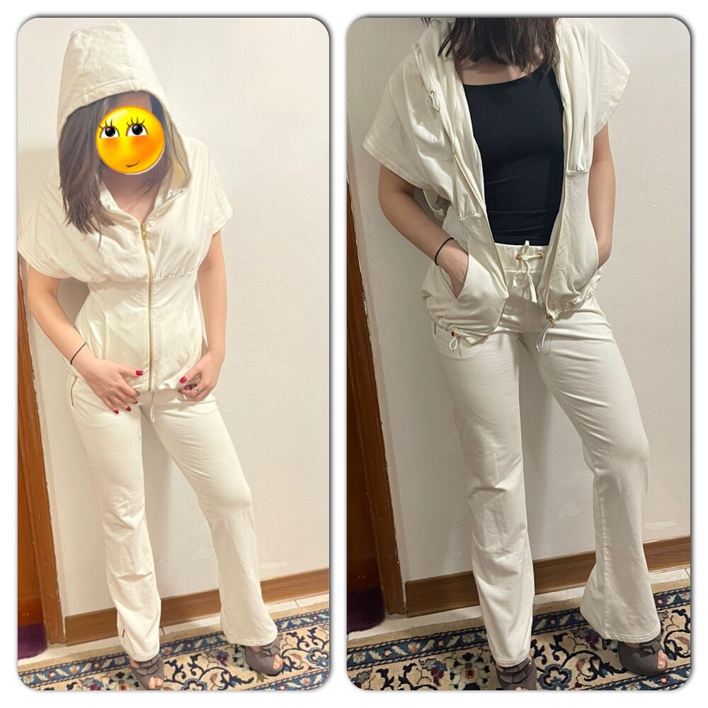 Authentic PRADA Sports Whit Sweatshirt Hoodie Jacket Pants Authentic PRADA Sports Whit Sweatshirt Hoodie Jacket Pants