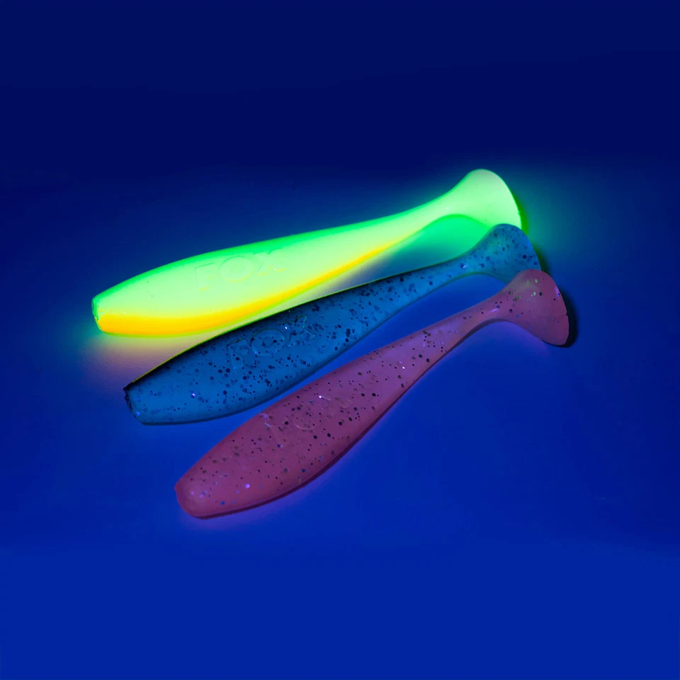 Fox Rage Zander Pro Shad Ultra UV Gummiköder Red Head Barsch Hecht Döbel Wels - Bild 2 von 2