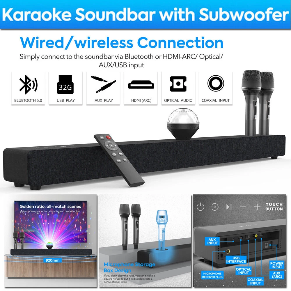 Bluetooth microphone online for soundbar