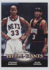 2000 Topps Series 1 Combos Little Giants ( ) Stephon Marbury Allen Iverson 0d08