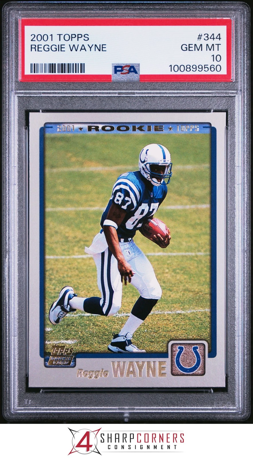 Reggie Wayne trading card
