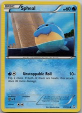 Spheal 29/124 Common Dragons Exalted LP Pokemon Card