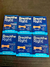 BREATHE RIGHT NASAL STRIPS,ORIGNIAL SM/MEDIUM TAN 6 x 30 COUNT BOXES 180 TOTAL