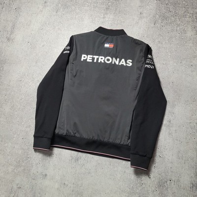 Mercedes AMG Petronas F1 Team Zip Sweatshirt Tommy Hilfiger Mens