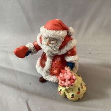 Resin Santa And Sack Figurine