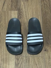 Adidas Sandals Slip On Men's Size 11 Black Adilette Shower Slide AQ1701
