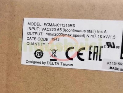 ONE NEW DELTA Servo Motor ECMA-K11315RS