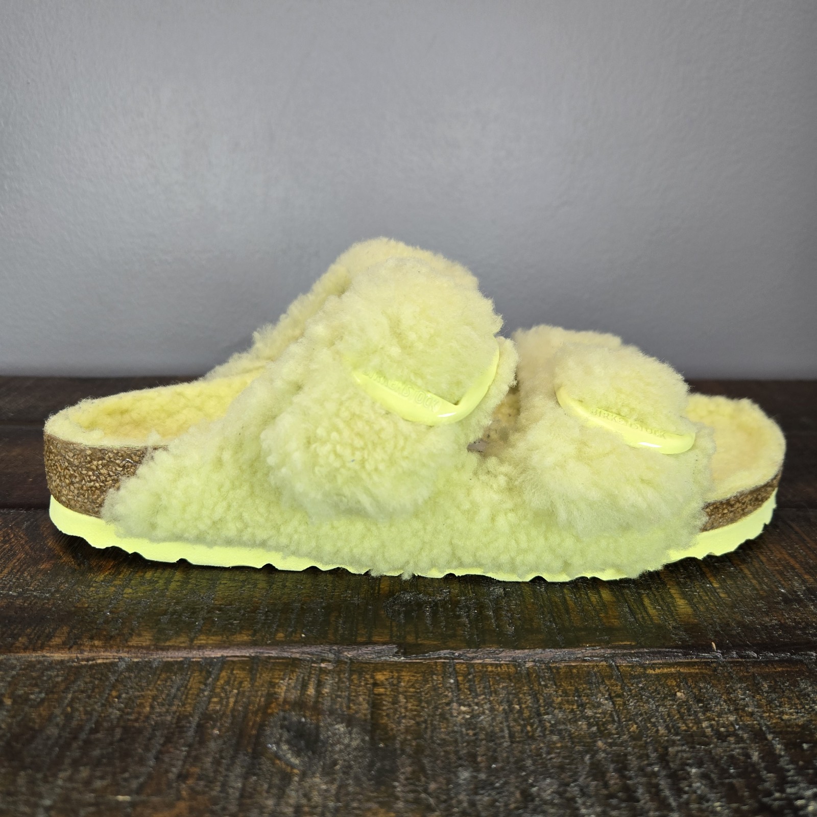 PANTOFOLA D’ORO Sandali stretti Birkenstock Arizona Shearling donna 7 EU 38 giallo marrone