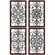 Rustic Floral Wall Plaques - Modern Farmhouse Decor