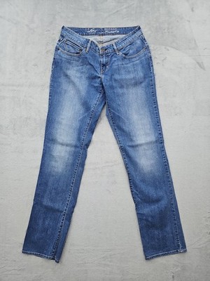 LEVI'S Womens Bold Curve Straight Leg Jeans Size 30 Blue Cotton 