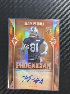Kaden Prather 2025 Phoenix #PHP-KPR PHOENICIAN PENMANSHIP CASE HIT SSP RC,AU