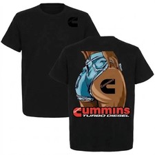 Cummins Diesel Turbo Truck Lifestyle Graphic T-shirt 2 Sided Racing Fan T-shirt