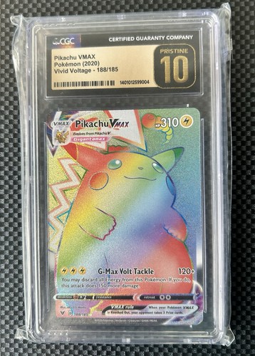 Pikachu VMAX graded CGC 10 for sale on eBay