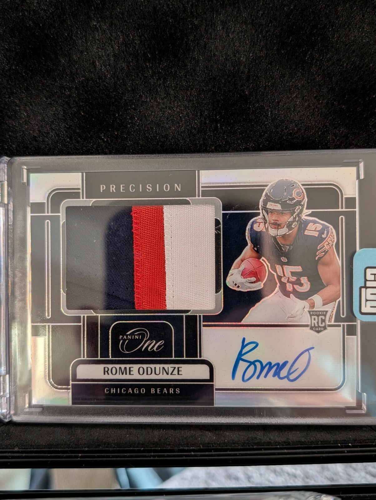 2024 Panini One - Precision Rookie Patch Autographs Rome Odunze /99 RPA Auto