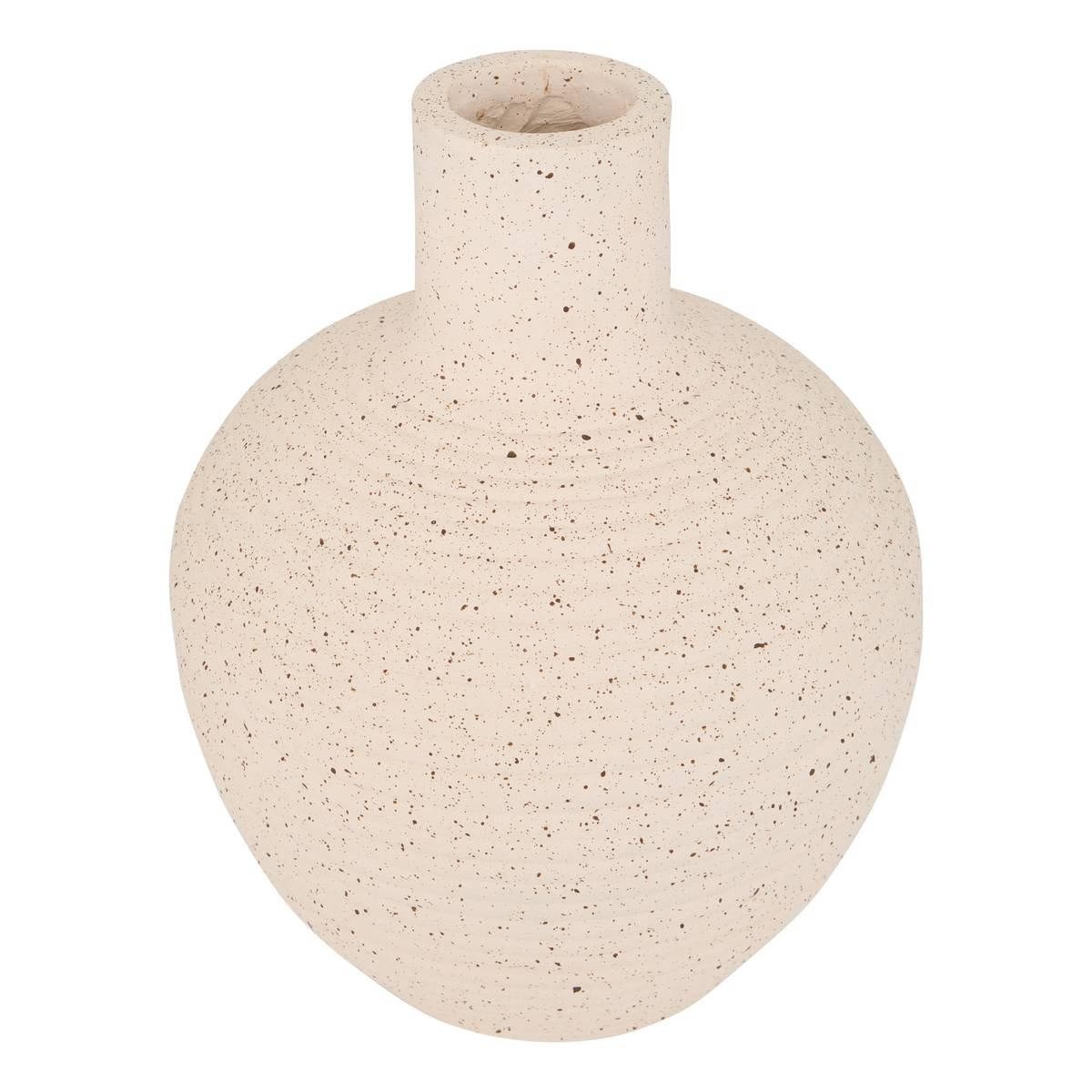 Vase déco en magnésie Ted 43cm blanc pour intérieur design