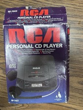 RCA Vintage Personal CD player Works great with box. 90s CD Player