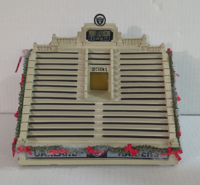 Hawthorne Village NFL Oakland Raiders Christmas STADIUM MAIN GATE Lighted 2008