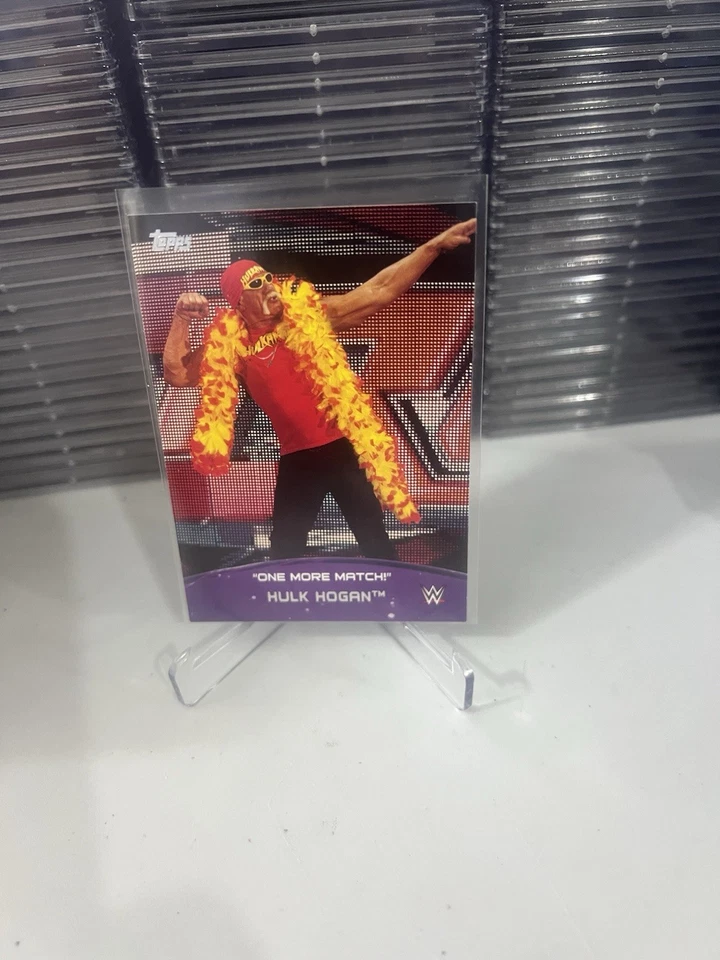 2015 Topps WWE Crowd Chants One more Match! Hulk Hogan - Image 3 of 4