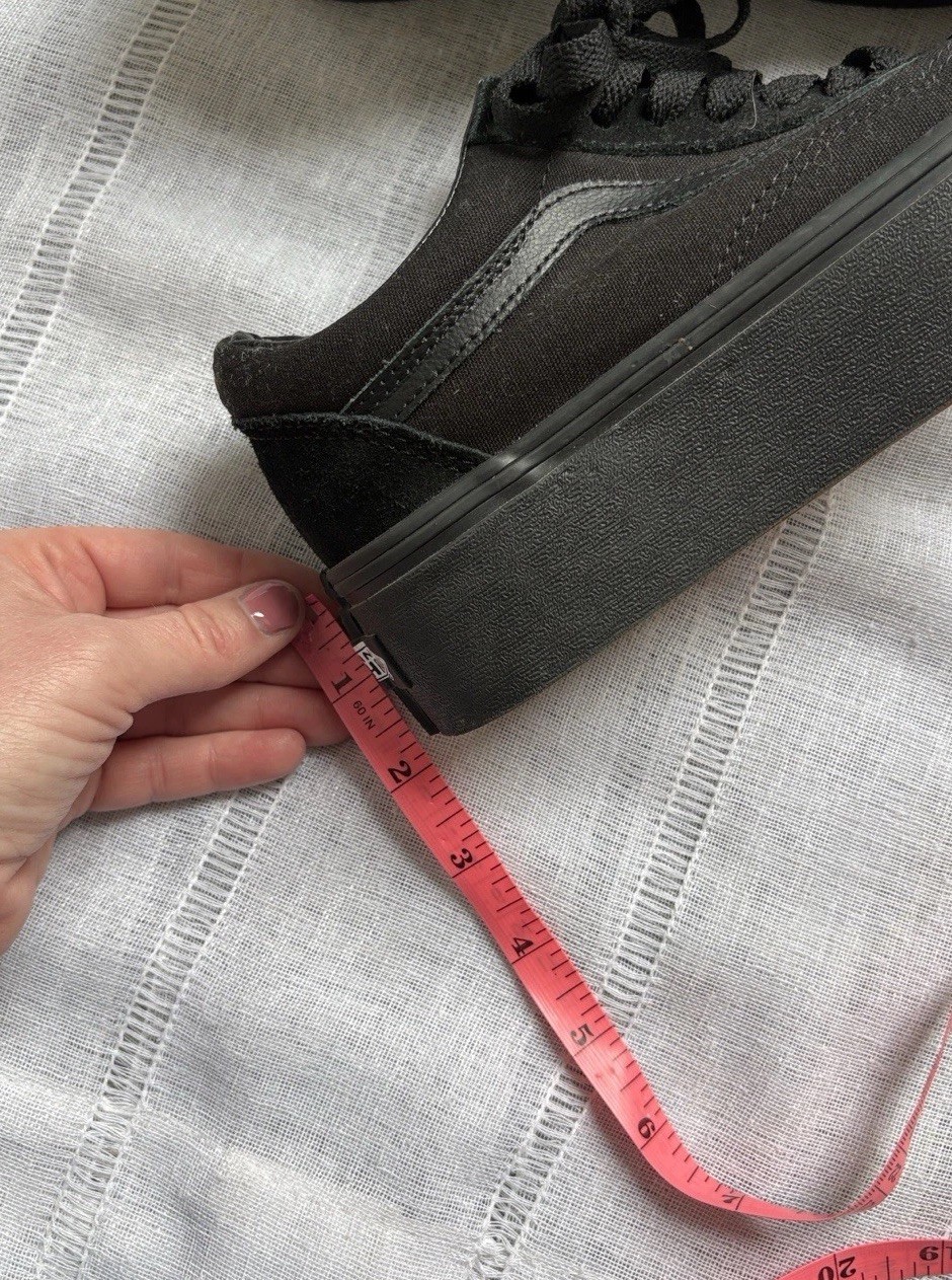 Black VANS Old Skool Stackform Skate Sneakers - image 8