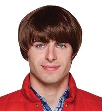 Stranger Things Will, Brown Hair Wig - Official Netflix Costume, Halloween - NEW