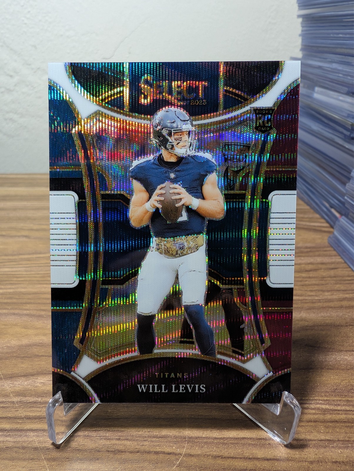 2023 Panini Select - Suite Level Will Levis #492 Tri-Color Prizm /149 RC Rookie
