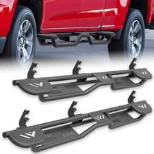 Three Raised Steps Running Boards For 15-2026 Chevy Colorado &GMC Canyon CrewCab