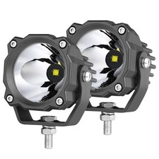 2x 3 Led Spot Auxiliary Headlights Driving Fog Pods Offroad Truck Atv 4wd 12v