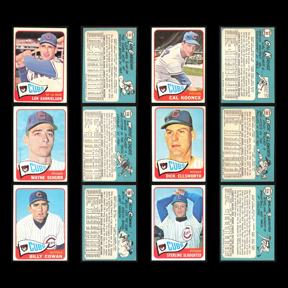 1965 Topps Lot 50 Vintage Baseball Cards Dealer Bulk Set Builder Commons VG MLB - Image 3 of 4