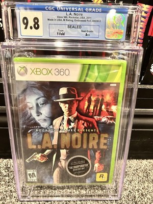 Top Pop L.A. Noire LA Noire Microsoft Xbox 360 Graded Game CGC 9.8 SEALED A+ Cgc