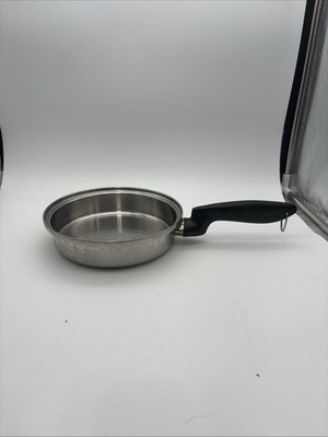 Permanent Multi-Core 5 Ply Stainless Steel 8'' Skillet Fry Pan USA VTG