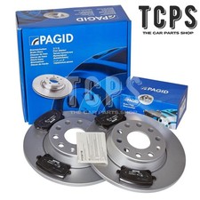 FOR AUDI A6 C8 AVANT 40 TDI 2018+ PAGID REAR BRAKE DISCS 300MM PAGID PADS