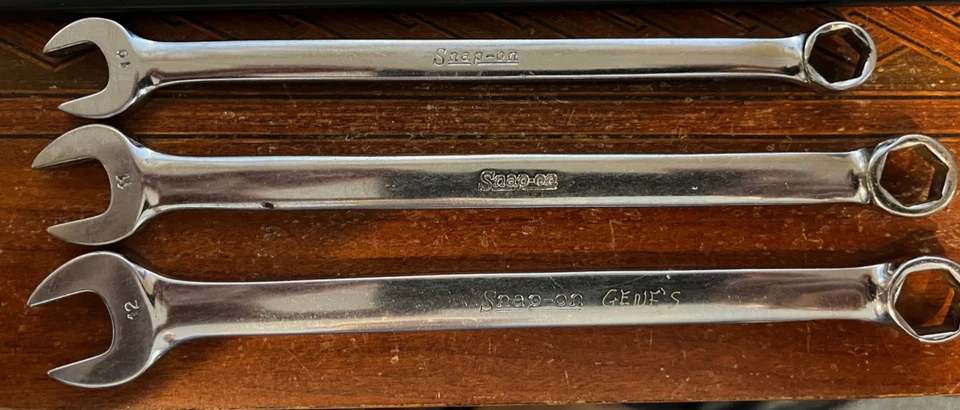 Vintage Snap-on OSHM710 Metric Combination Wrench Set 6 Point 7-18mm Rare - Image 3 of 4