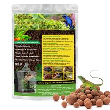 Riare 10LBS Expanded Clay Balls Terrarium Substrate for Reptiles - 100 10LB